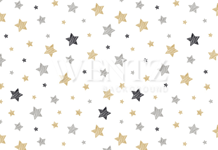 Fundo Fotográfico em Tecido Estrelas / Backdrop 1480