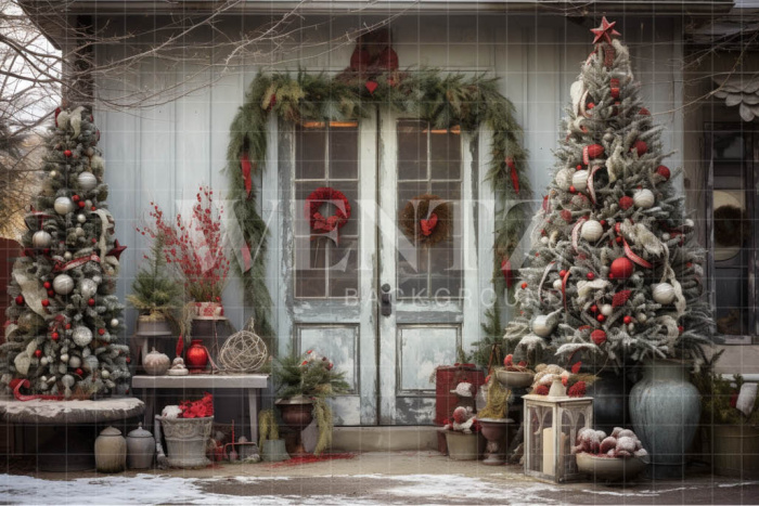 Fundo Fotográfico em Tecido Porta de Natal / Backdrop 4350