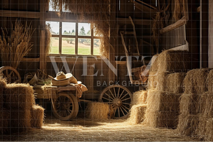 Fundo Fotográfico em Tecido Celeiro / Backdrop 4774