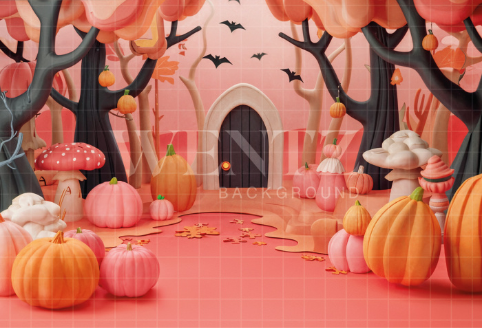 Fundo Fotográfico em Tecido Halloween / Backdrop 6353