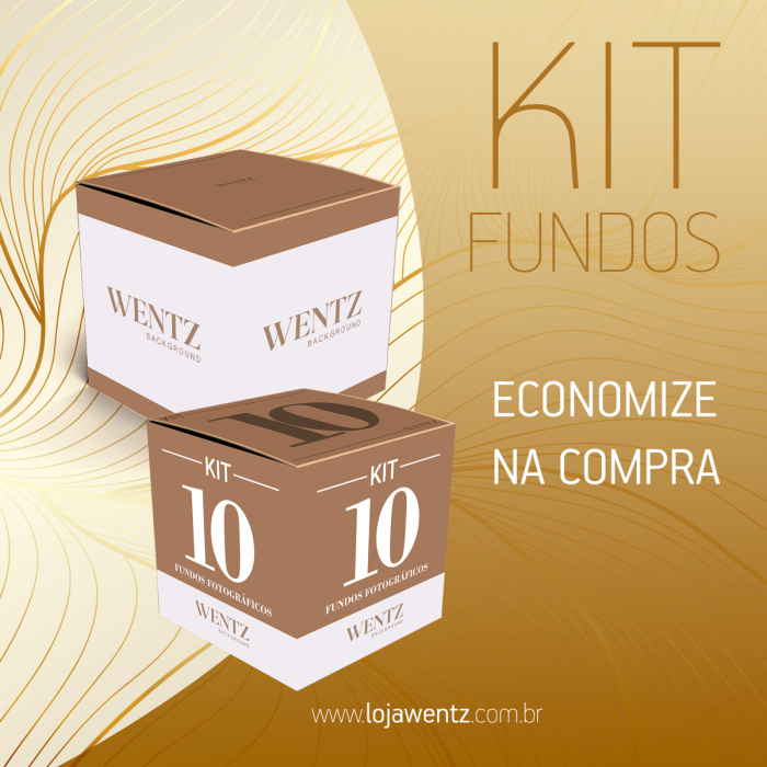 Kit 10 Fundos Fotográficos Wentz | KIT-10