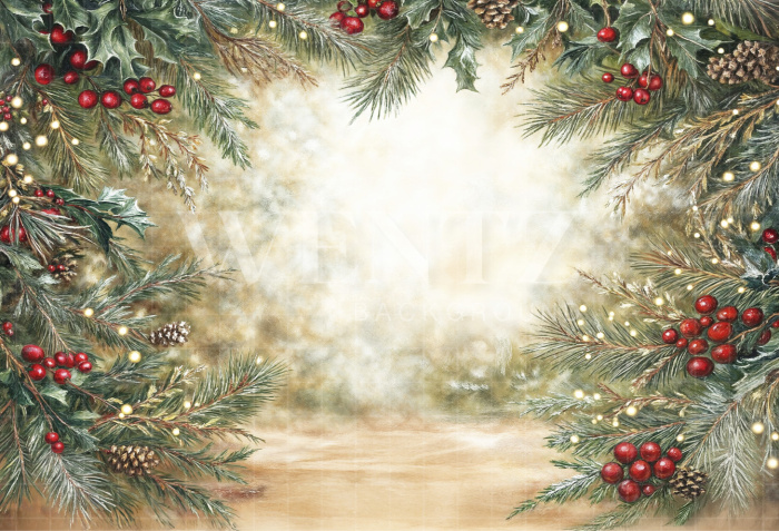 Fundo Fotográfico em Tecido Natal / Backdrop 6467