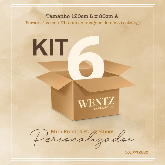 Kit Mini Fundos Fotográficos Personalizado Wentz | WTZ208