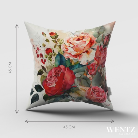 Capa de Almofada Floral - 45 x 45 / WA64