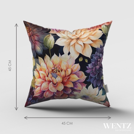 Capa de Almofada Floral - 45 x 45 / WA72