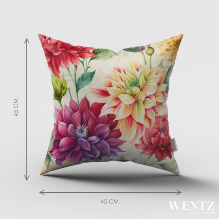 Capa de Almofada Floral - 45 x 45 / WA74